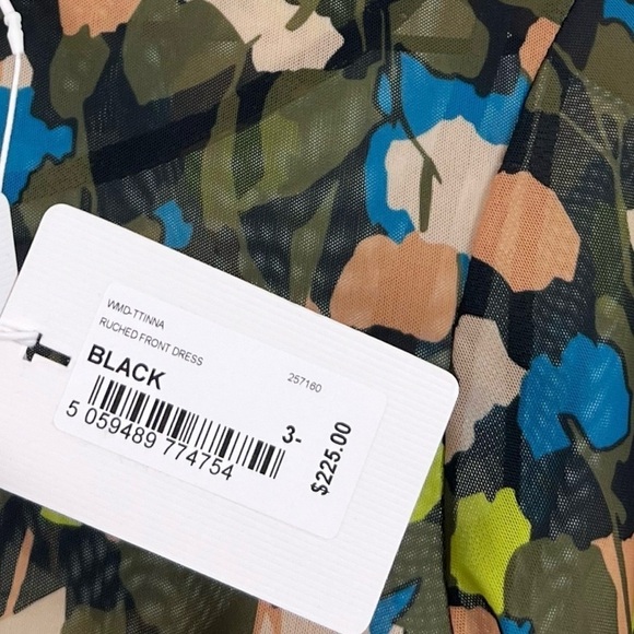 NWT Ted Baker Ttinna Ruched Printed Mini Dress - Picture 7 of 10